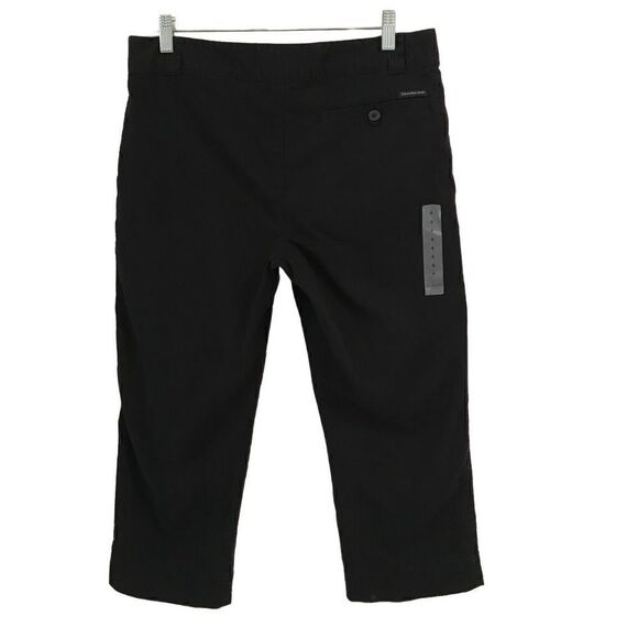 Calvin Klein Jeans black cotton cropped pants 6 - Picture 1 of 7